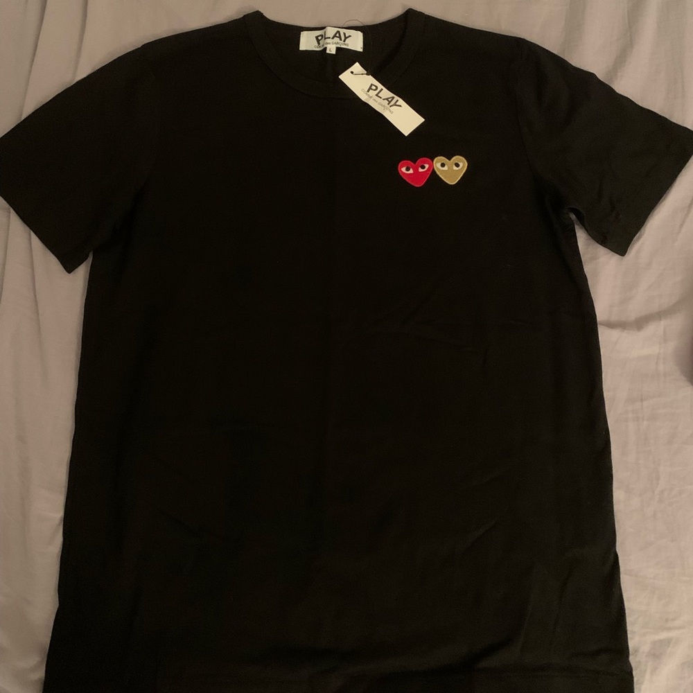 Comme des garçon black tee Large